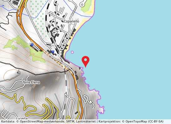 Lido guglielmo på kartan