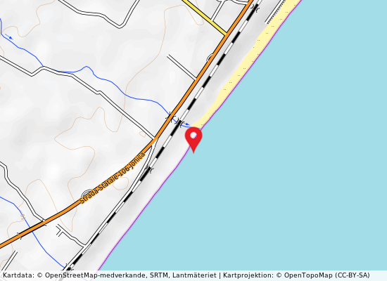 Km 89 della ss 106 på kartan