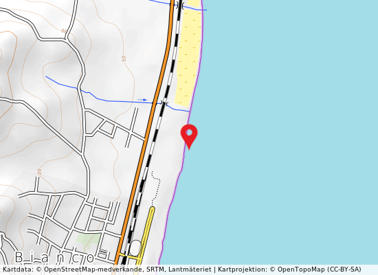 Camping ionio blu på kartan