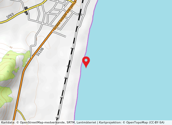 Torrente vallone på kartan