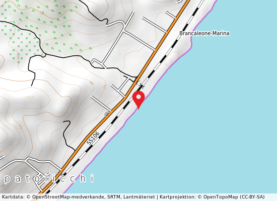 Torrente cosmano på kartan