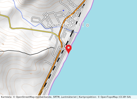 Staz. ff.ss. på kartan