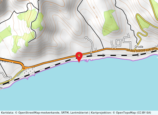 Camping doccica på kartan