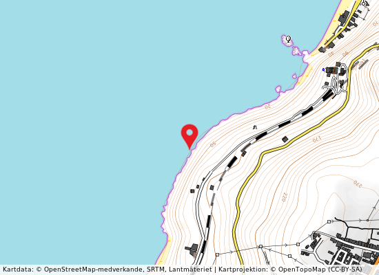 Scoglio dell på kartan