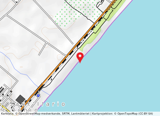 Camping hellies på kartan