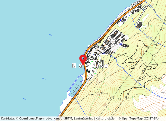 Porto navene-martora på kartan