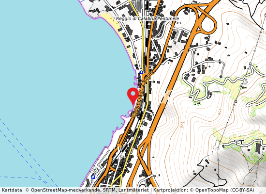 Lido caponera på kartan