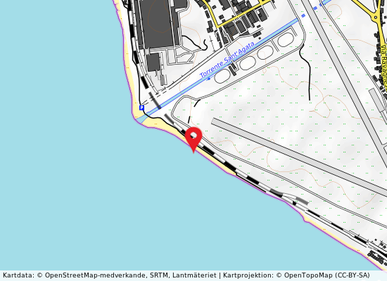 Ravagn aeroporto på kartan