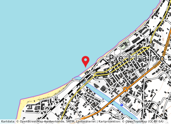 Pellaro - lume på kartan