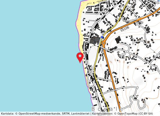 Bocale 2 - lido cc på kartan