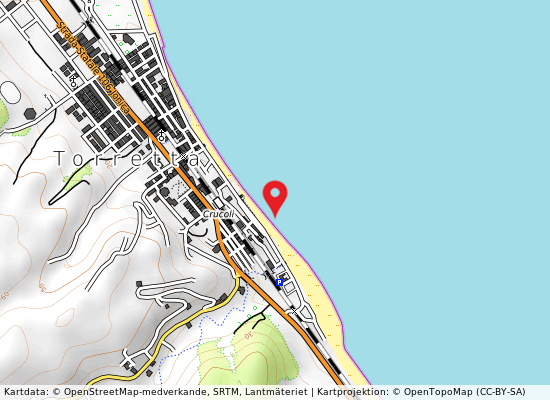 Lido ottagono på kartan