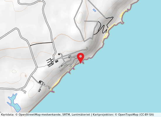 1 km n capo bianco på kartan