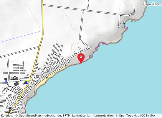 500 mt n capo rizz på kartan