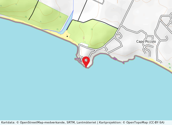 Capo piccolo på kartan