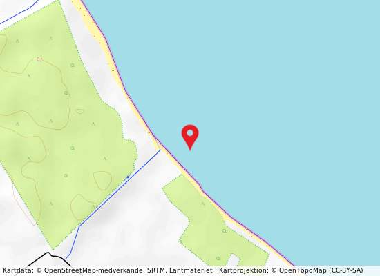 Santa foca på kartan