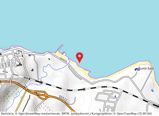 La rocchetta på kartan