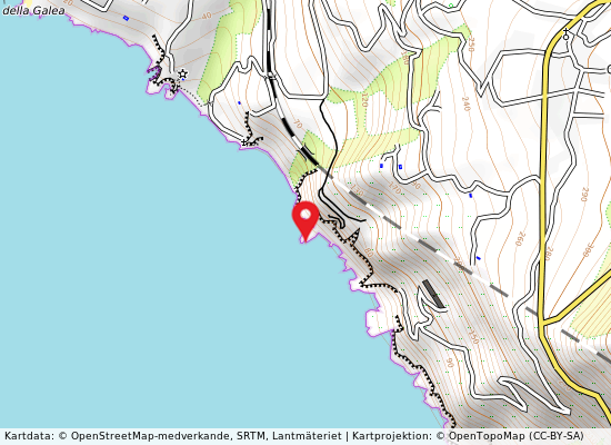 Porticciolo på kartan