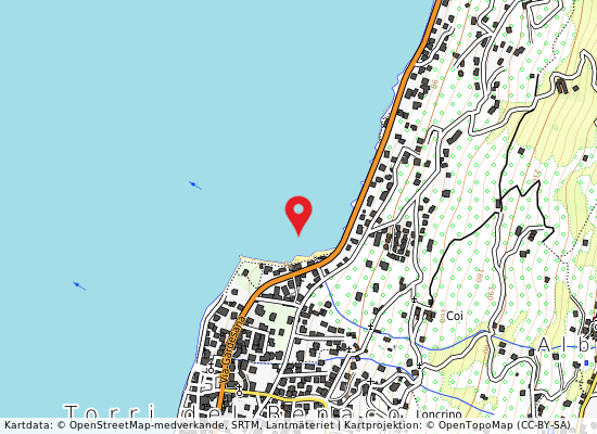 Sbocco valle randina på kartan