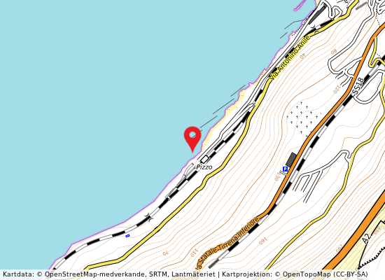 Stazione ff.ss. på kartan
