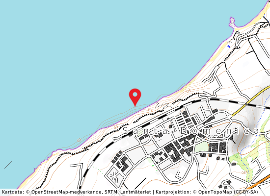 Spiaggia formicoli på kartan