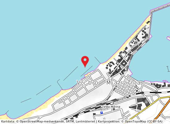 Lido la capannina på kartan