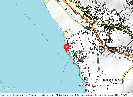 Bagni peppe på kartan