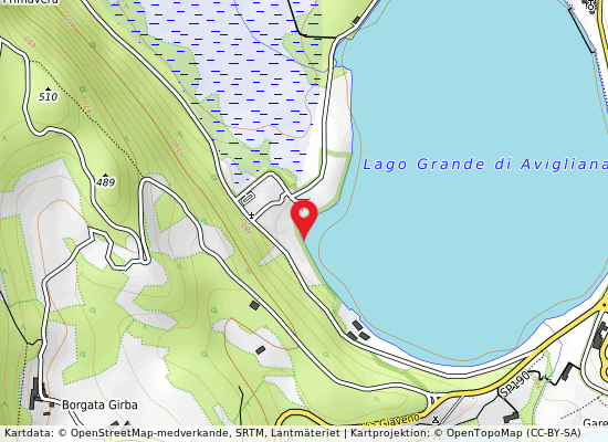 Chalet del lago på kartan