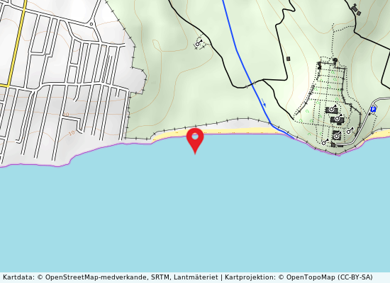 Lido cannara di triscina på kartan