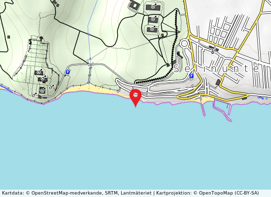 Lido verde di selinunte på kartan