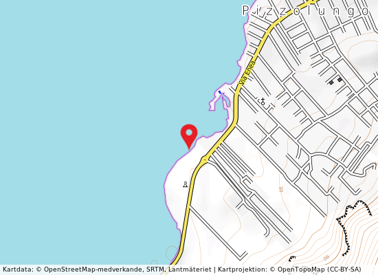 Hotel tirreno - pizzolungo på kartan