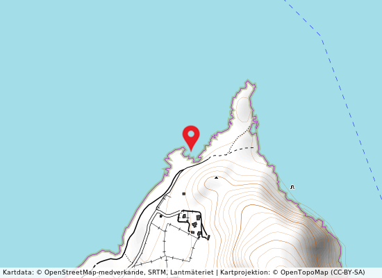 Punta faraglione (500 mt. ovest) på kartan