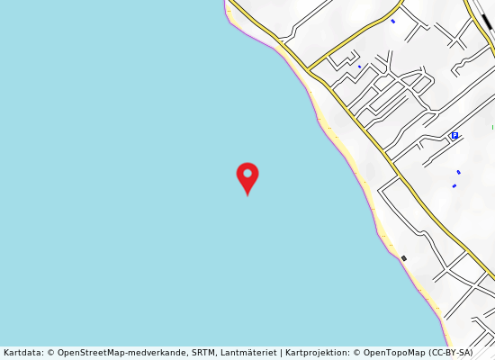 Contrada barbarello - lido signorino på kartan