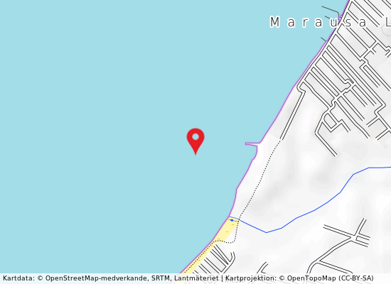 Spiaggia marausa - vecchio mulino på kartan