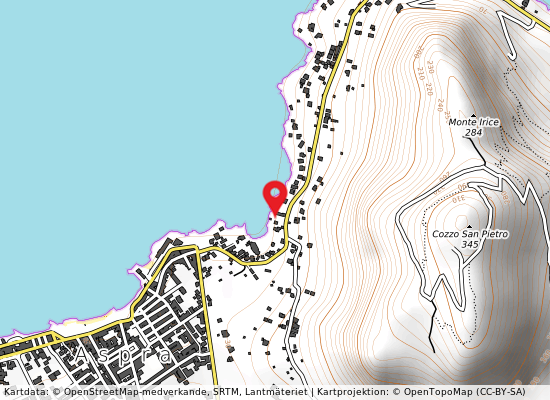 300 mt est spiaggia sarello på kartan