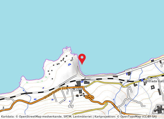 Fine lungomare s. lucia på kartan