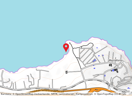 Baia dei sette frati på kartan