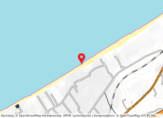 Spiaggia salinelle på kartan