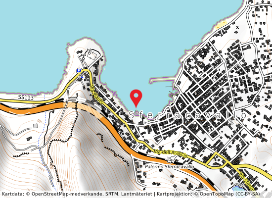 Stabilimento bagni på kartan