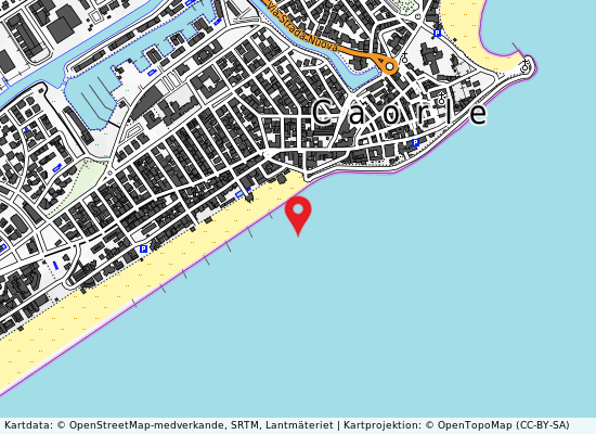 Via d`annunzio på kartan