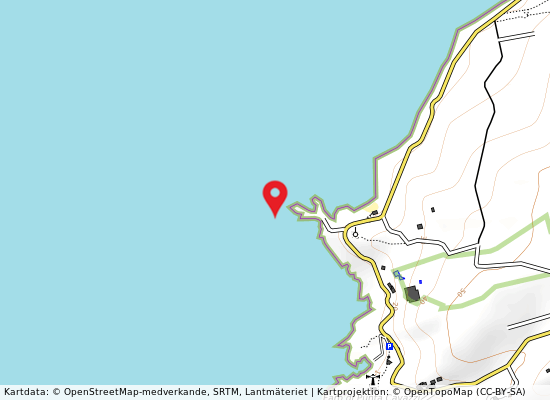 Punta spalmatore på kartan