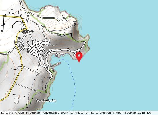 Villaggio pescatori på kartan