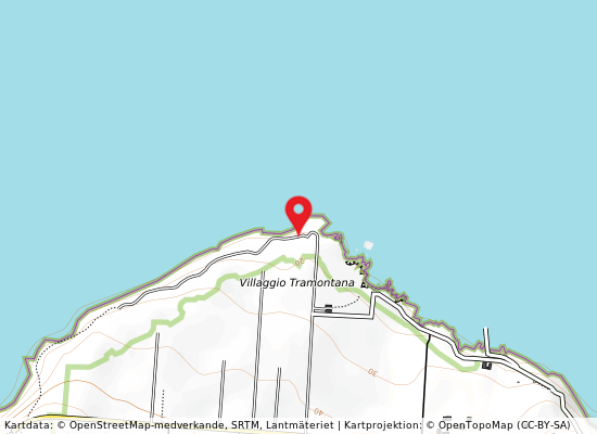 Punta gorgo salato på kartan