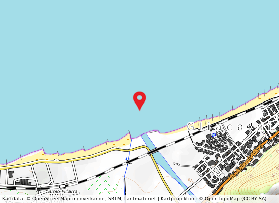 Foce torrente iannello på kartan