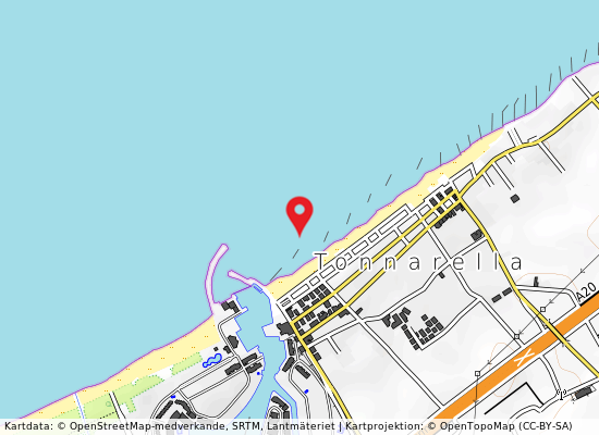 Campeggio bazia på kartan