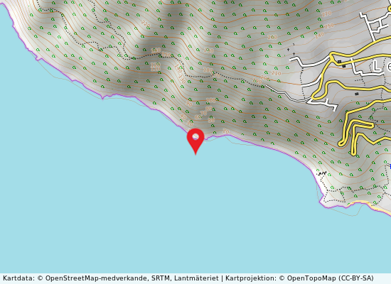 Salina punta di marcello på kartan