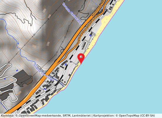M 100 nord foce torrente s. filippo på kartan