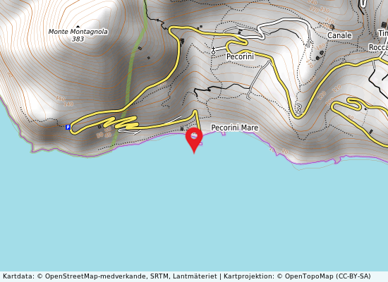 Filicudi pecorini a mare på kartan