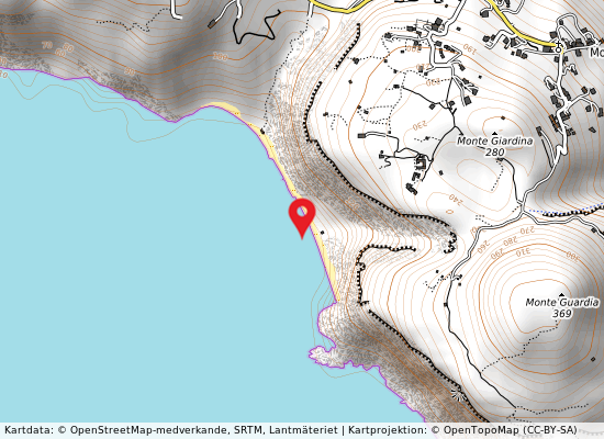 Lipari spiaggia della muria på kartan