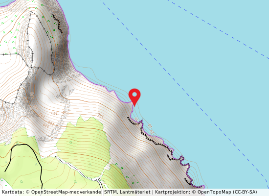 Vulcano capo grillo på kartan