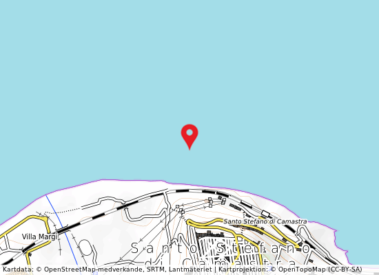 M 600 est foce torrente s. stefano på kartan